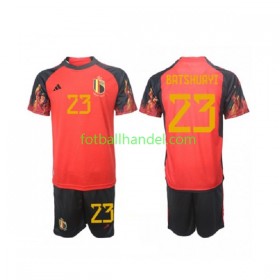 Barn Fotballdrakter Belgia Michy Batshuayi 23 Hjemme VM 2022 Kortermet